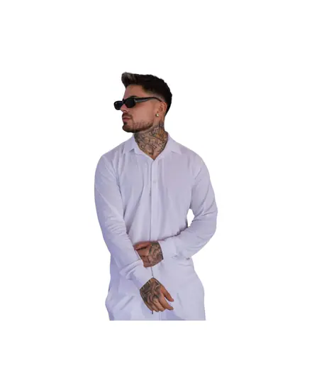 CAMISA DE VESTIR HOMBRE POPLIN ELASTIZADO O LINO