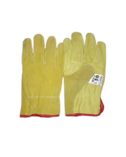 Guantes Descarne Vaqueta Mitad Neoprem Cortos